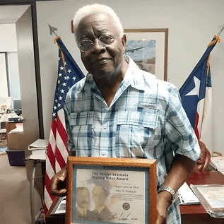 Major General John H Bailey II received the Wright Brothers Master Pilot Award in May 2022 for 50 years of exemplary piloting and aircraft operations